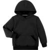 imageBIG ELEPHANT Boys Hooded Sweatshirt Fleece Pullover Hoodies Long Sleeve Warm Hoodie Sweatshirts with Pocket for KidsBlack