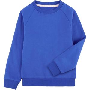 imageBIG ELEPHANT Boys Crewneck Sweatshirt Youth Fleece Sweatshirts Long Sleeve Basic Pullover Soft Warm Thin Fleece for KidsBlue