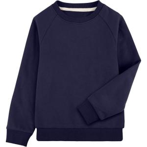imageBIG ELEPHANT Boys Crewneck Sweatshirt Youth Fleece Sweatshirts Long Sleeve Basic Pullover Soft Warm Thin Fleece for KidsNavy Blue