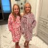 imageBIG ELEPHANT Kids Hooded Robe Fleece Bathrobe for Girls Boys Flannel Sleepwear Coral Plush Pajamas for Christmas GiftHeart