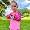 imageBIG ELEPHANT 2 Pcs Rash Guard Swim Diapers Sets for Unisex Baby Boys Girls Long Sleeve Swimsuit with UPF 50 Sun ProtectionBluePink