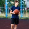 imageBIG ELEPHANT Kids Casual Shorts with Zipper Pockets and Drawsting Youth Boys Athletic Shorts for Running PlayingBlack