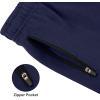 imageBIG ELEPHANT Kids Casual Shorts with Zipper Pockets and Drawsting Youth Boys Athletic Shorts for Running PlayingDark Blue