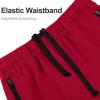 imageBIG ELEPHANT Kids Casual Shorts with Zipper Pockets and Drawsting Youth Boys Athletic Shorts for Running PlayingSet3