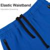 imageBIG ELEPHANT Kids Casual Shorts with Zipper Pockets and Drawsting Youth Boys Athletic Shorts for Running PlayingSet4