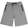 imageBIG ELEPHANT Kids Casual Shorts with Zipper Pockets and Drawsting Youth Boys Athletic Shorts for Running PlayingSet5