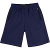 imageBIG ELEPHANT Kids Casual Shorts with Zipper Pockets and Drawsting Youth Boys Athletic Shorts for Running PlayingDark Blue