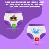 imageBIG ELEPHANT Baby Swim Diapers 36 Pack  Reusable Waterproof Diapers Soft Breathable Swimwear for Boys and GirlsRose Red  Purple