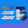 imageBIG ELEPHANT Baby Swim Diapers 3pcs Reusable Adjustable Washable Waterproof Swimming Diaper for Boys and Girls 6Months  5 YearsCyan Lizard