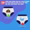 imageBIG ELEPHANT Baby Swim Diapers 3pcs Reusable Adjustable Washable Waterproof Swimming Diaper for Boys and Girls 6Months  5 YearsCyan Lizard
