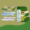 imageBIG ELEPHANT Baby Swim Diapers 3pcs Reusable Adjustable Washable Waterproof Swimming Diaper for Boys and Girls 6Months  5 YearsGreen Dinosaur