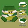 imageBIG ELEPHANT Baby Swim Diapers 3pcs Reusable Adjustable Washable Waterproof Swimming Diaper for Boys and Girls 6Months  5 YearsGreen Dinosaur