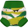 imageBIG ELEPHANT Baby Swim Diapers 3pcs Reusable Adjustable Washable Waterproof Swimming Diaper for Boys and Girls 6Months  5 YearsGreen Dinosaur