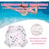imageBIG ELEPHANT Baby Swim Diapers 3pcs Reusable Adjustable Washable Waterproof Swimming Diaper for Boys and Girls 6Months  5 YearsPink