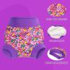 imageBIG ELEPHANT Baby Swim Diapers 3pcs Reusable Adjustable Washable Waterproof Swimming Diaper for Boys and Girls 6Months  5 YearsPurple