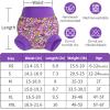 imageBIG ELEPHANT Baby Swim Diapers 3pcs Reusable Adjustable Washable Waterproof Swimming Diaper for Boys and Girls 6Months  5 YearsPurple