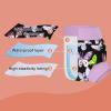 imageBIG ELEPHANT Baby Swim Diapers 3pcs Reusable Adjustable Washable Waterproof Swimming Diaper for Boys and Girls 6Months  5 YearsPurple Butterfly