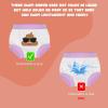 imageBIG ELEPHANT Baby Swim Diapers 3pcs Reusable Adjustable Washable Waterproof Swimming Diaper for Boys and Girls 6Months  5 YearsPurple Butterfly
