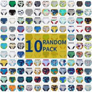 imageBIG ELEPHANT Random Color Potty Training Underwear  10 Pcs Set Training Pants for Boys and GirlsMulticolored a Boys10 Pack