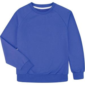 imageBIG ELEPHANT Boys Crewneck Sweatshirt  Soft Cotton Long Sleeve Top for Kids Toddler to Teen Ideal for School or Daily WearNavy Blue