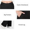 imageBIG ELEPHANT Girls Flare Pants with Side PocketsSchool Uniform Bell Bottom Dress Pants Size 615 YearsBlack