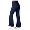 imageBIG ELEPHANT Girls Flare Pants with Side PocketsSchool Uniform Bell Bottom Dress Pants Size 615 YearsRoyal Blue