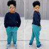 imageBIG ELEPHANT 3 Pack Boys Sweatpants Youth Cotton Athletic Joggers Pants with Pockets and DrawstringBlack Dark Blue Royal Blue