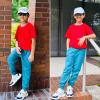 imageBIG ELEPHANT 3 Pack Boys Sweatpants Youth Cotton Athletic Joggers Pants with Pockets and DrawstringBlack Grey Royal Blue