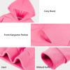 imageBIG ELEPHANT Boys Hooded Sweatshirt  100 CottonLightweight Long Sleeve Hoodie with Pocket for School ampamp Casual WearPink