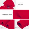 imageBIG ELEPHANT Boys Hooded Sweatshirt  100 CottonLightweight Long Sleeve Hoodie with Pocket for School ampamp Casual WearRed
