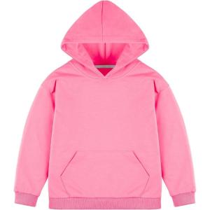 imageBIG ELEPHANT Boys Hooded Sweatshirt  100 CottonLightweight Long Sleeve Hoodie with Pocket for School ampamp Casual WearPink