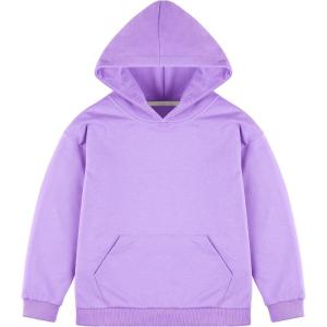 imageBIG ELEPHANT Boys Hooded Sweatshirt  100 CottonLightweight Long Sleeve Hoodie with Pocket for School ampamp Casual WearPurple