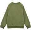 imageBIG ELEPHANT Boys Crewneck Sweatshirt Youth Fleece Sweatshirts Long Sleeve Basic Pullover Soft Warm Thin Fleece for KidsArmy Green