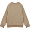 imageBIG ELEPHANT Boys Crewneck Sweatshirt Youth Fleece Sweatshirts Long Sleeve Basic Pullover Soft Warm Thin Fleece for KidsKhaki