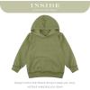 imageBIG ELEPHANT Boys Hooded Sweatshirt Fleece Pullover Hoodies Long Sleeve Warm Hoodie Sweatshirts with Pocket for KidsArmy Green
