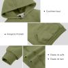 imageBIG ELEPHANT Boys Hooded Sweatshirt Fleece Pullover Hoodies Long Sleeve Warm Hoodie Sweatshirts with Pocket for KidsArmy Green