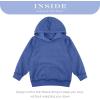 imageBIG ELEPHANT Boys Hooded Sweatshirt Fleece Pullover Hoodies Long Sleeve Warm Hoodie Sweatshirts with Pocket for KidsDenim Blue