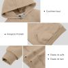 imageBIG ELEPHANT Boys Hooded Sweatshirt Fleece Pullover Hoodies Long Sleeve Warm Hoodie Sweatshirts with Pocket for KidsKhaki