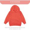 imageBIG ELEPHANT Boys Hooded Sweatshirt Fleece Pullover Hoodies Long Sleeve Warm Hoodie Sweatshirts with Pocket for KidsOrange