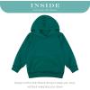 imageBIG ELEPHANT Boys Hooded Sweatshirt Fleece Pullover Hoodies Long Sleeve Warm Hoodie Sweatshirts with Pocket for KidsPeacock Blue