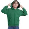 imageBIG ELEPHANT Boys Zip Up Hoodie Sweatshirt with Pockets Fleece ampamp Soft Cotton Coat for School and Daily WearGreen