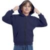 imageBIG ELEPHANT Boys Zip Up Hoodie Sweatshirt with Pockets Fleece ampamp Soft Cotton Coat for School and Daily WearNavy Blue