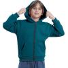 imageBIG ELEPHANT Boys Zip Up Hoodie Sweatshirt with Pockets Fleece ampamp Soft Cotton Coat for School and Daily WearPeacock Blue