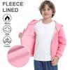 imageBIG ELEPHANT Boys Zip Up Hoodie Sweatshirt with Pockets Fleece ampamp Soft Cotton Coat for School and Daily WearPink