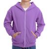 imageBIG ELEPHANT Boys Zip Up Hoodie Sweatshirt with Pockets Fleece ampamp Soft Cotton Coat for School and Daily WearPurple