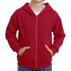 imageBIG ELEPHANT Boys Zip Up Hoodie Sweatshirt with Pockets Fleece ampamp Soft Cotton Coat for School and Daily WearRed