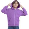 imageBIG ELEPHANT Boys Fleece Zip Up Hoodie Sweatshirt with Kangaroo Pockets  Soft Cotton Jacket for School ampamp Everyday WearPurple