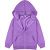 imageBIG ELEPHANT Boys Fleece Zip Up Hoodie Sweatshirt with Kangaroo Pockets  Soft Cotton Jacket for School ampamp Everyday WearPurple