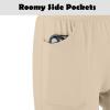 imageBIG ELEPHANT 3 Pack Girls Joggers with Pockets High Waisted Kids Athletic Pants for Yoga RunningPink  Purple  Khaki