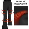 imageBIG ELEPHANT Girls Fleece Flared Pants  Soft Bell Bottom Style with Pockets for School Parties ampamp Everyday OutfitsBlack
